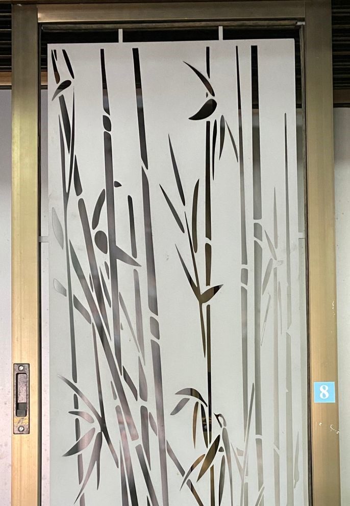 Bamboo Grove laser-cut design