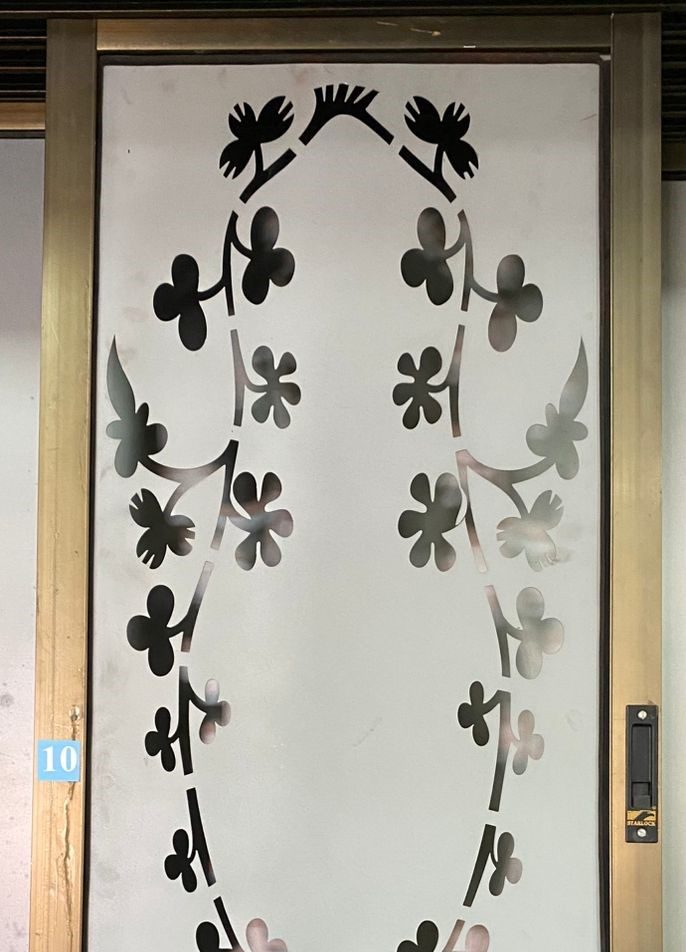 Clover Vine laser-cut design