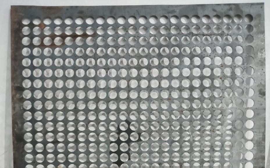 Perforated Round (small) laser-cut design