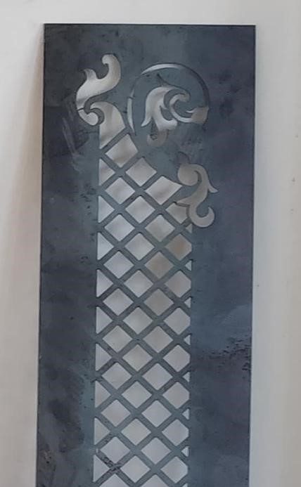 Scroll Crown laser-cut design