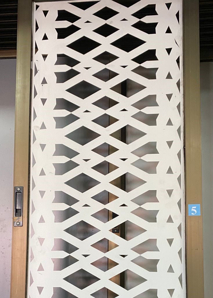 Triangle Weave laser-cut design