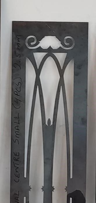 Urn Pair (narrow) laser-cut design