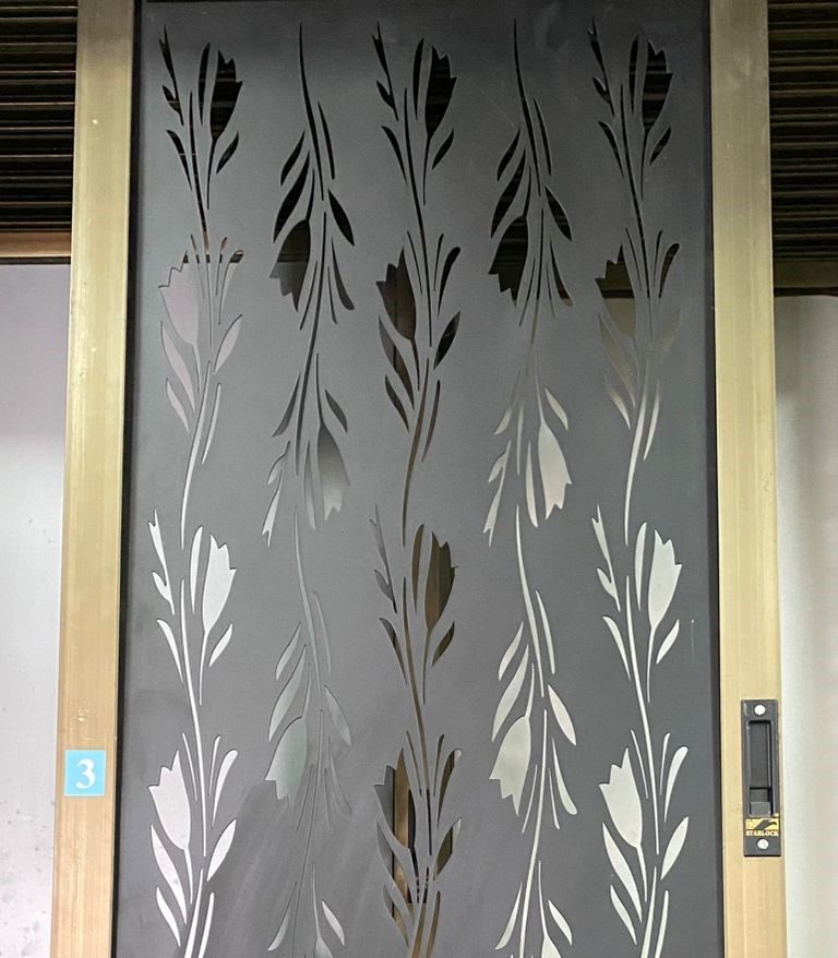 Trailing Vine laser-cut design