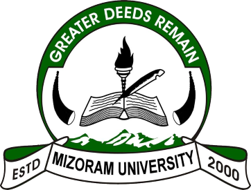 Mizoram University logo
